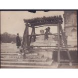 Paris Photo of Air-Raid Protection of Art, Sphinx with Cupid