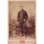 Antique A. Szubert Cabinet Card, Polish Solider