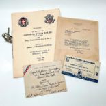 4pc General Italo Balbo Memorabilia