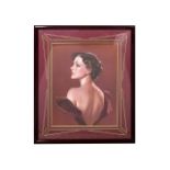 Framed Print, Woman in Over the Shoulder Pose