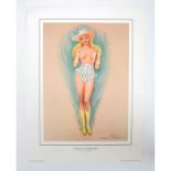 Earl MacPherson All American Cowgirl Signed Lithograph
