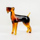 Russian Art Glass Dog Figurine