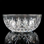 Waterford Cut Crystal Ludlow Pattern Large Oval Bowl