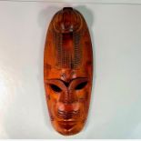 Hand Carved Wooden Tribal Wall Mask