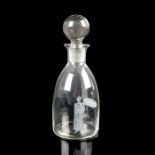 Vintage Glass Athena Decanter with Stopper