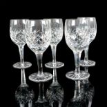 5pc Waterford Style Cut Crystal Liquor Glasses