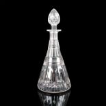 Stuart England Cut Crystal Decanter with Stopper