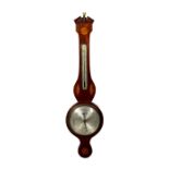 Vintage Thomas Sheraton Style Marquetry Inlaid Barometer