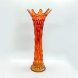 Vintage Fenton Marigold Carnival Glass Vase