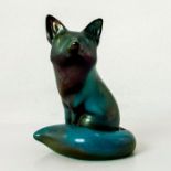 Rare Royal Doulton Flambe Figurine Seated Fox