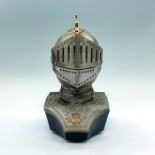 Vintage Pewter Knight Bust Radio