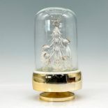 Glass Domed Hand Blown Nativity w/Music Silent Night