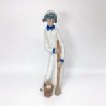 Casades Porcelain Girl with Broom