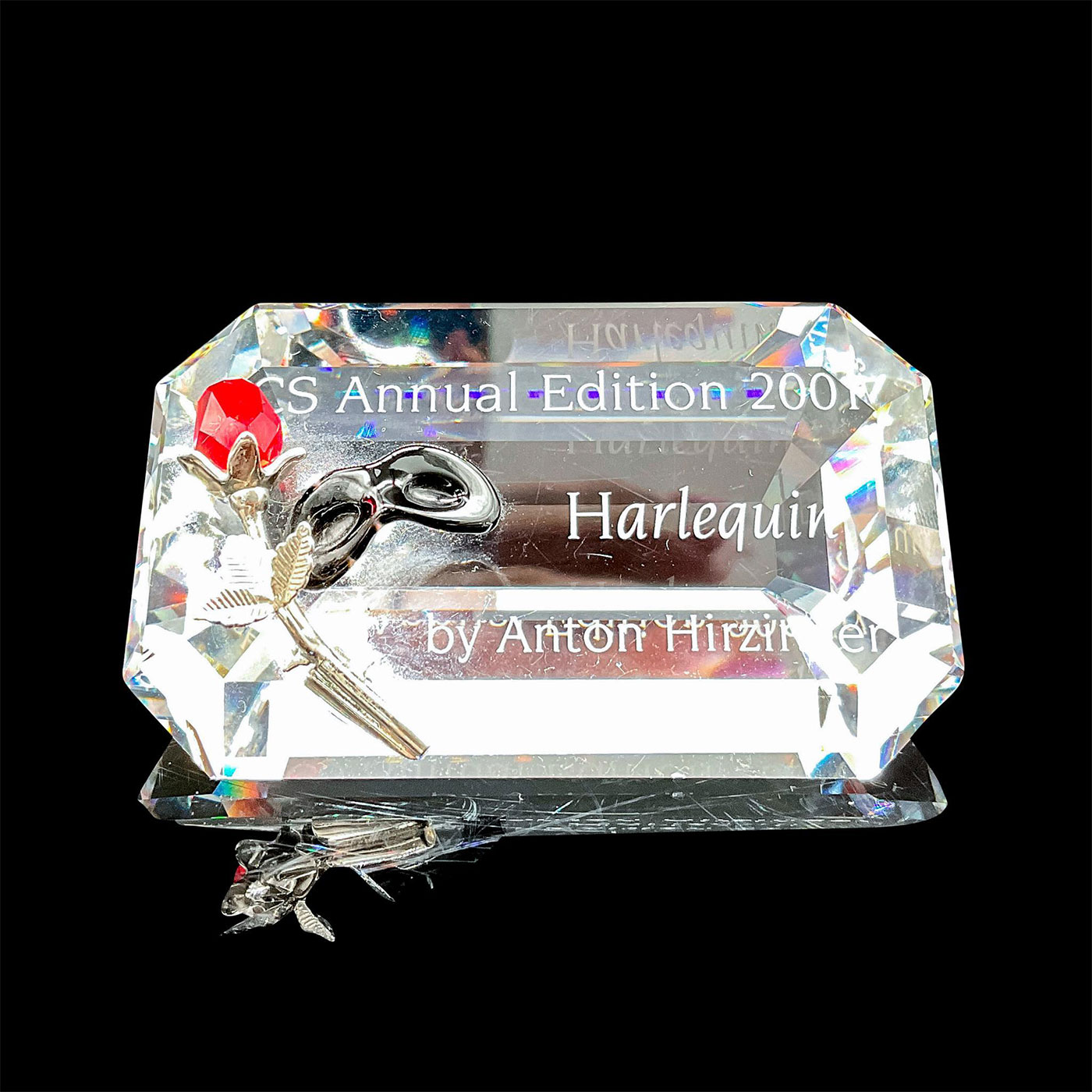 Swarovski SCS Crystal Plaque, Harlequin