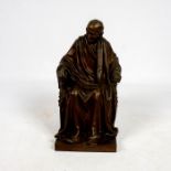After Jean-Antoine Houdon (French, 1741-1828) Bronze Sculpture, Voltaire