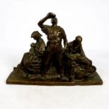 Joanny Durand (French, 1886-1956) Signed Bronze Sculpture