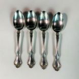 4pc Westmorland Sterling Silver Teaspoons, George and Martha