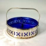 Hazel Atlas Cobalt Blue Glass, Nut Bowl