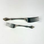 2pc Westmorland Sterling Silver Utensils, George and Martha