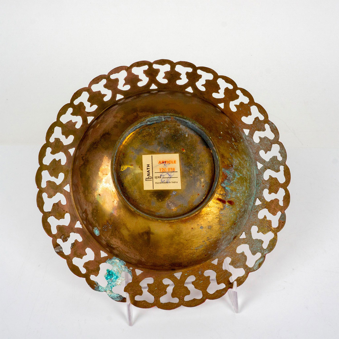 Vintage Indian Cloissone Decorative Bowl - Bild 3 aus 4