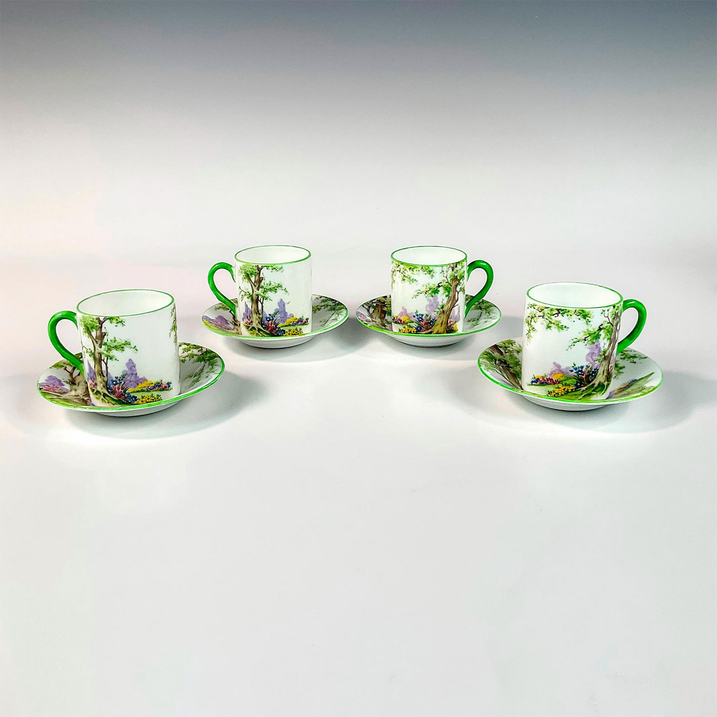 8pc Royal Albert Bone China Espresso Cups and Saucers