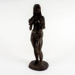 Tony Cipriano Nude Female Sculpture, Signed
