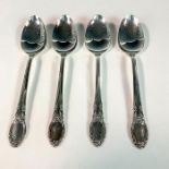 4pc WM A. Rogers Oneida LTD Silverplate Teaspoons