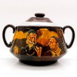 Royal Doulton Kingsware Lidded Sugar Bowl, Don Quixote