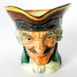 Dick Turpin Pistol Bentalls - D5618 - Small - Royal Doulton Character Jug