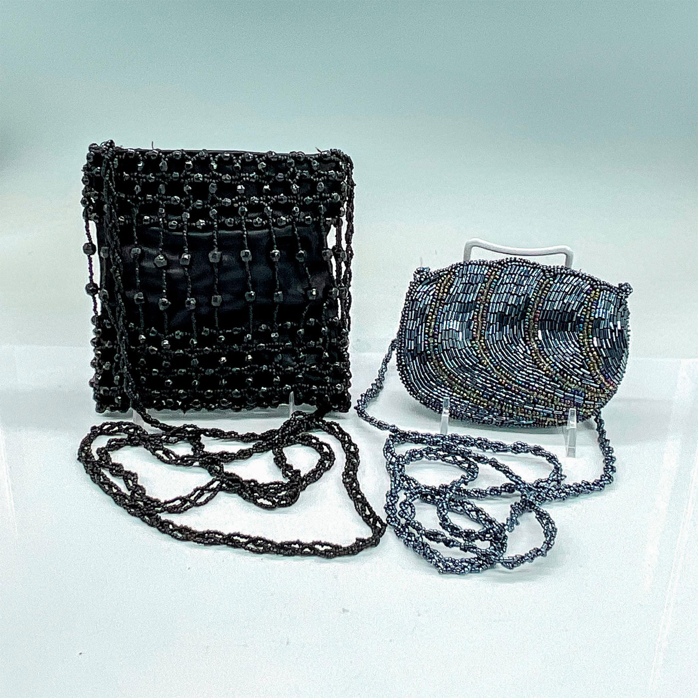 4pc Vintage Beaded Handbags, Various Colors - Image 6 of 7