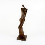 Lumia Modern Bronze Sculpture, Mother and Child