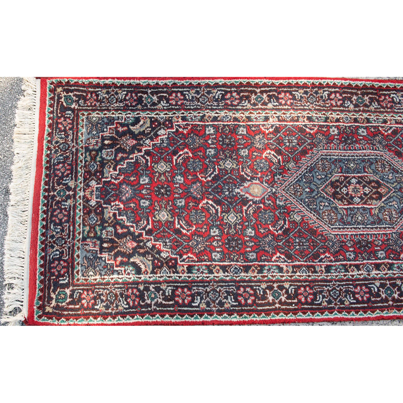 Vintage Falasiri Oriental Wool Runner Rug - Image 2 of 6