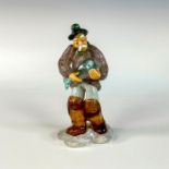 Vintage Czech Glass Fisherman Figurine