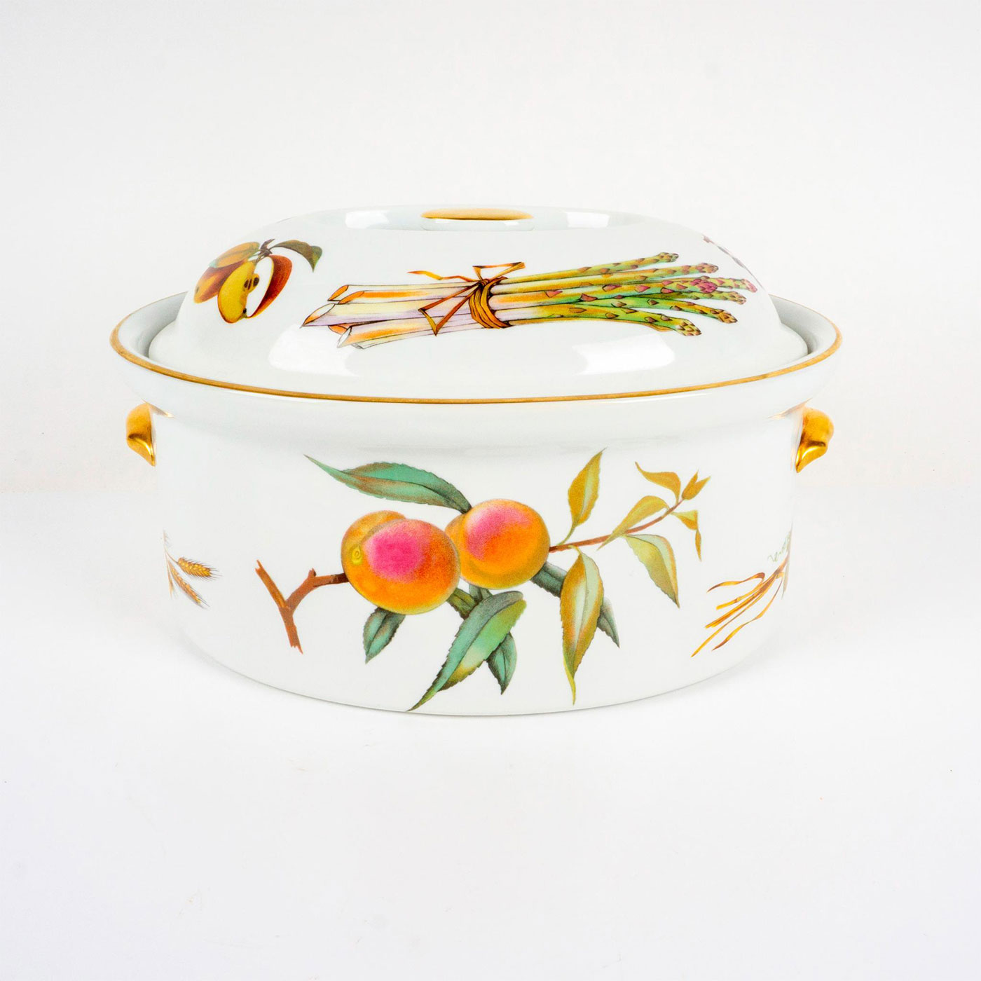 Royal Worcester Evesham Pattern Large Tureen with Lid - Image 4 of 8