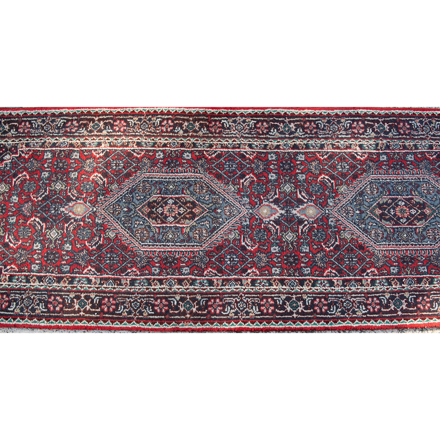 Vintage Falasiri Oriental Wool Runner Rug - Image 3 of 6