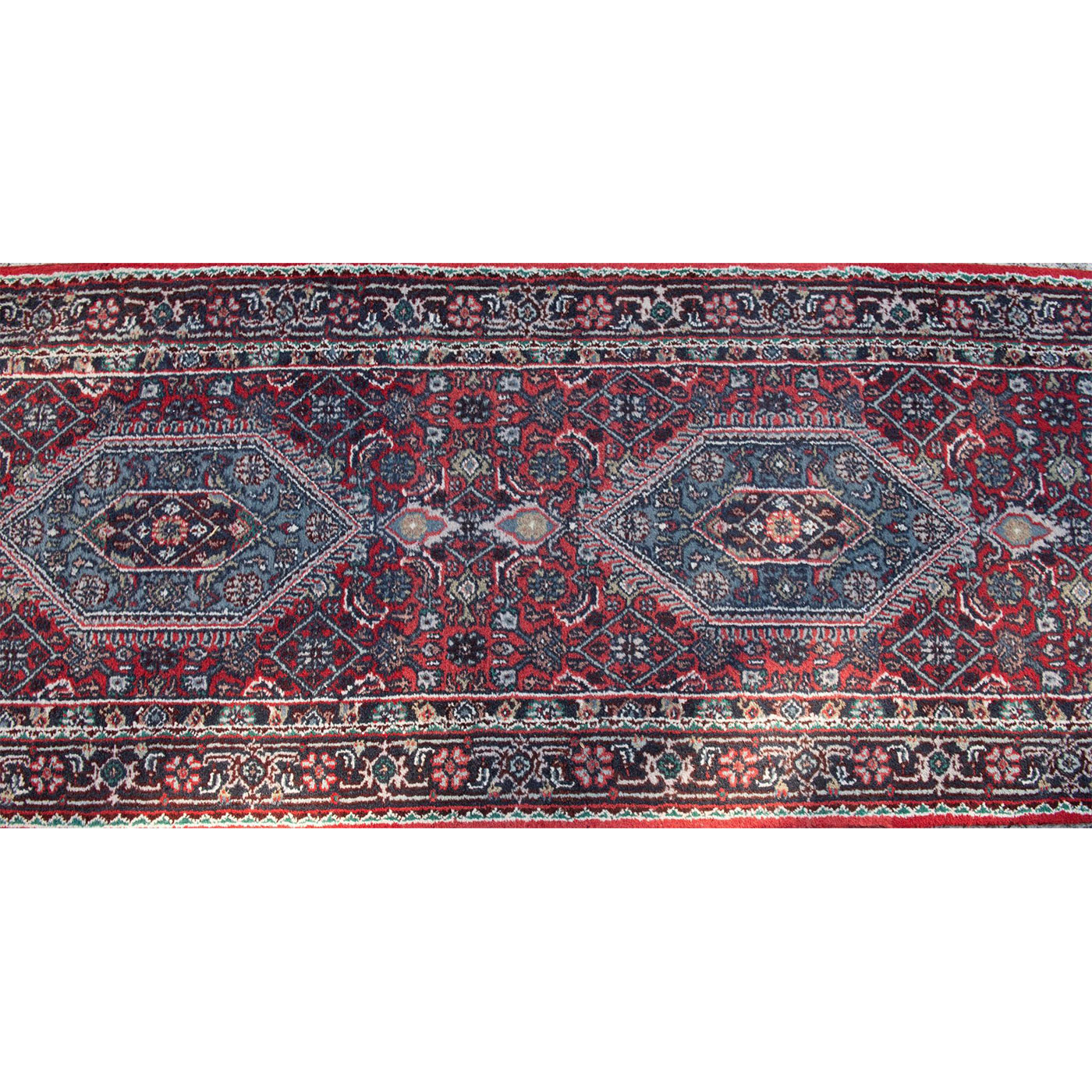 Vintage Falasiri Oriental Wool Runner Rug - Image 4 of 6