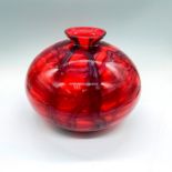 Kralik Art Deco Furnace Fired Glass Vase