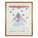 Vintage Amado M. Pena Jr. (American b. 1943) Gallery Poster