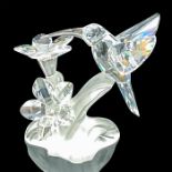 Swarovski Silver Crystal Figurine, Hummingbird