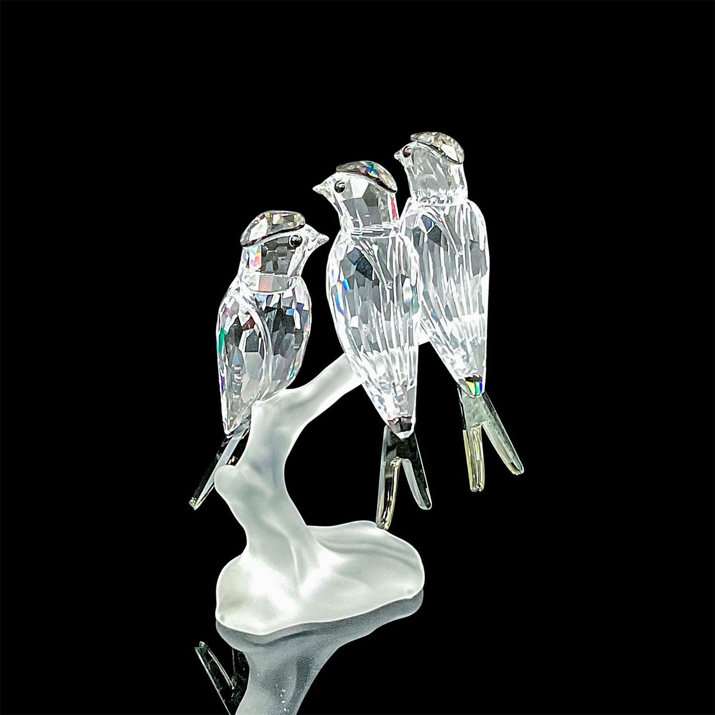 Swarovski Crystal Figurine, Swallows - Image 3 of 4