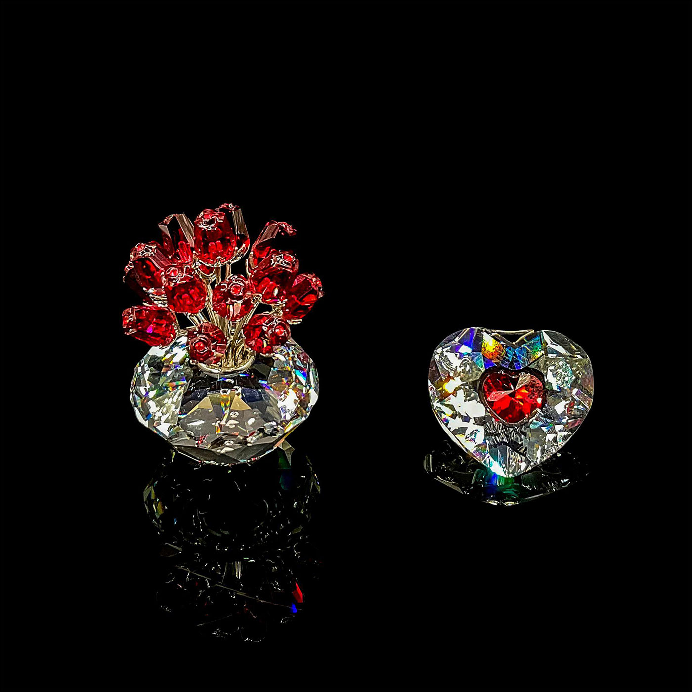 3pc Swarovski Crystal Ornament, Suncatcher and Mini Bouquet - Image 4 of 6