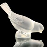 Lalique Crystal Figure, Sparrow