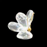 Swarovski Silver Crystal Mini Figurine, Butterfly