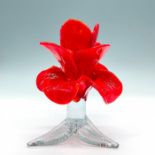 Icet Arte Murano Glass Rose Candleholder