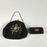 2pc Vintage Dormar Beaded Purse and Schildkraut Case