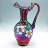 Fenton Artist Signed Carnival Glass Pitcher