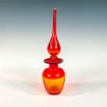 Blenko Glass Amberina Decanter with Stopper