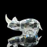 Swarovski Silver Crystal Figurine, Rhinocerous