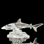 Swarovski Silver Crystal Figurine, Shark