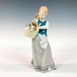 Girl with Puppies 1001311 - Lladro Porcelain Figurine